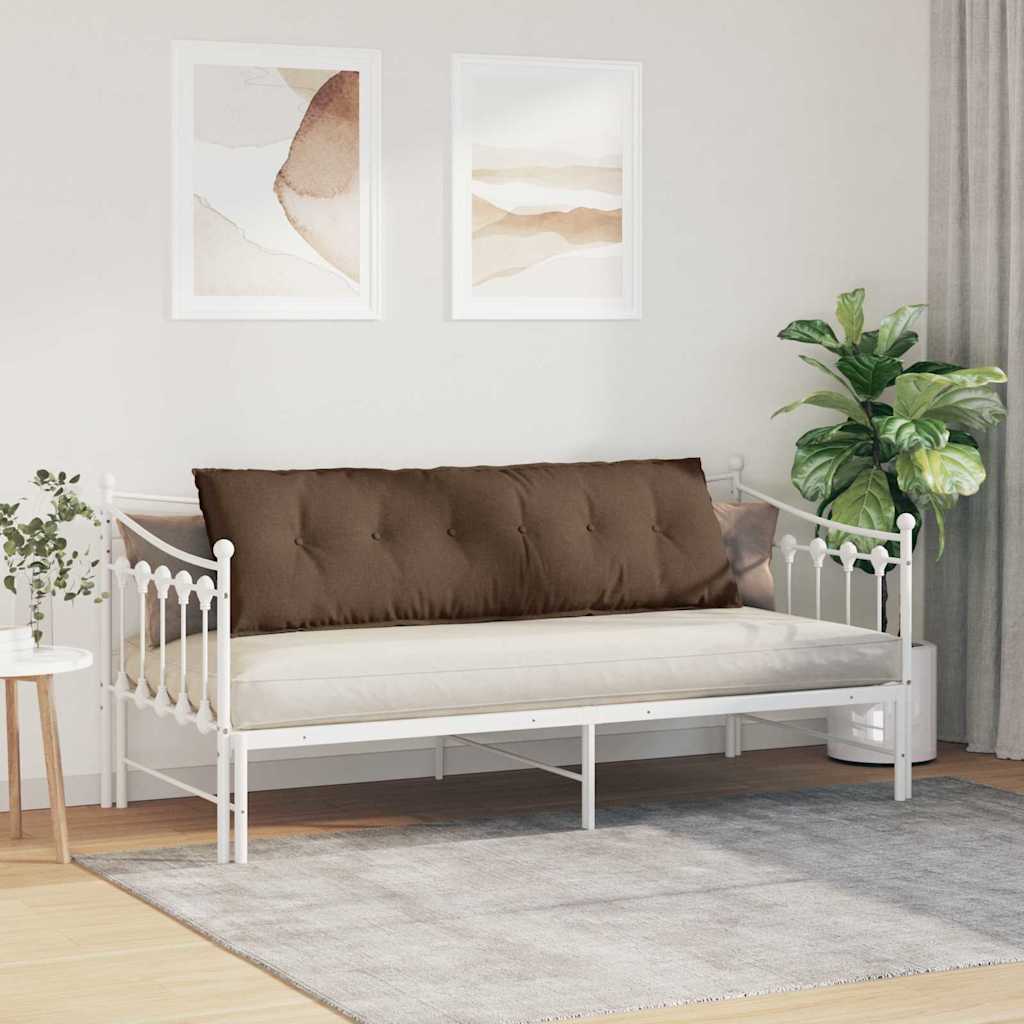 Μαξιλάρι Πλάτης Καφέ 160 x 19 x 50 εκ ύφασμα