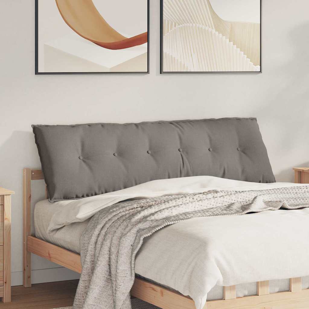 Μαξιλάρι Πλάτης Taupe 160 x 19 x 50 εκ ύφασμα
