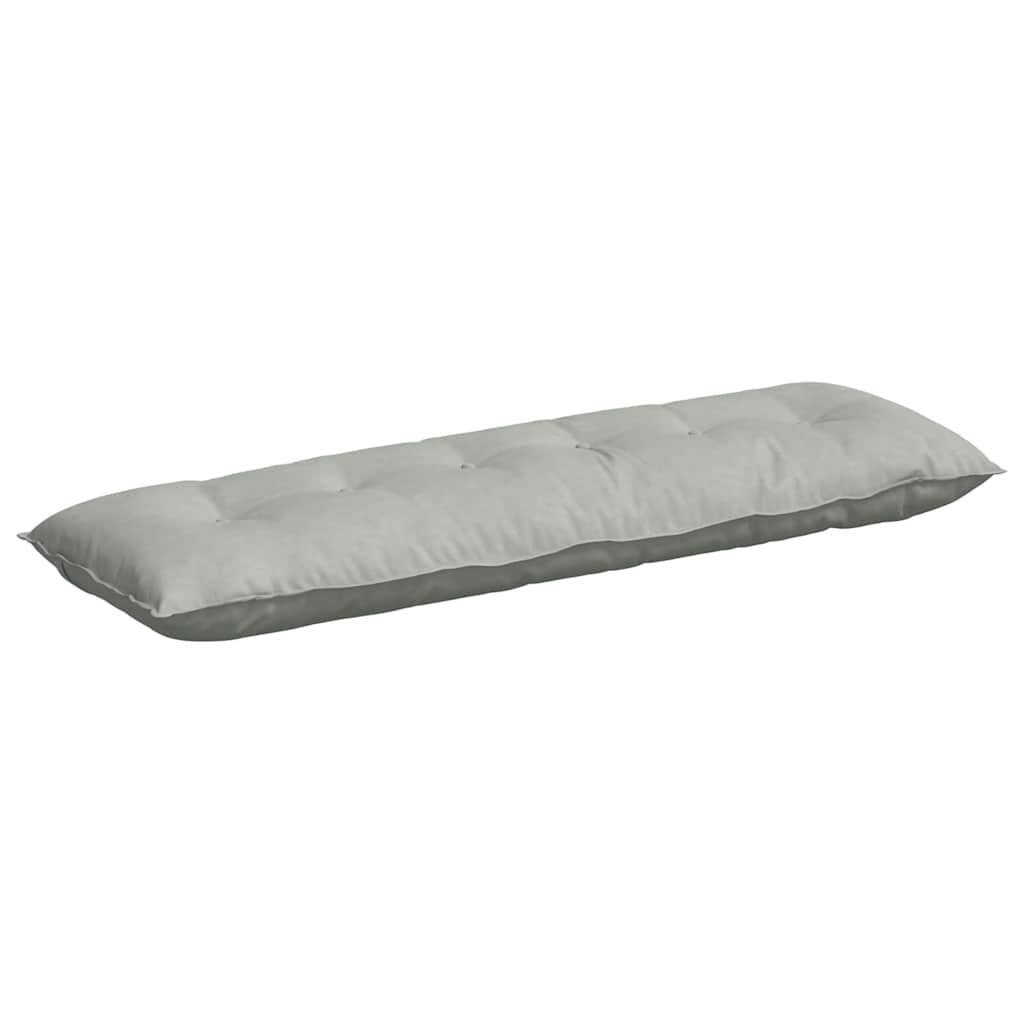 Μαξιλάρι Πλάτης Ανοιχτό γκρι 160 x 50 cm Υφασμάτινο Κορντουρά