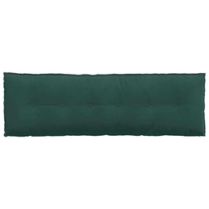 Μαξιλάρι Πλάτης Σκούρο Πράσινο 160 x 50 cm Υφασμάτινο Κορντουρά