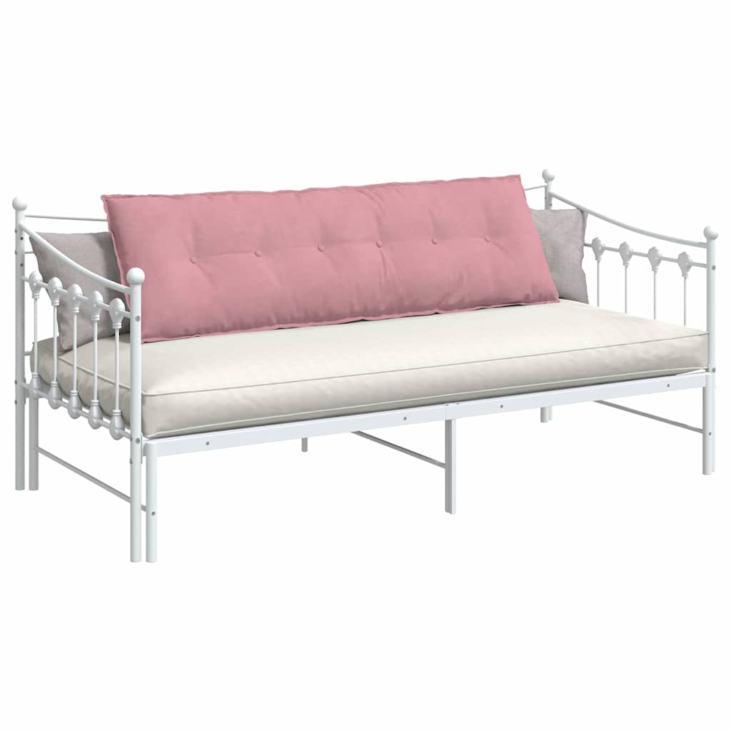 Μαξιλάρι Πλάτης Ροζ 160 x 50 cm Υφασμάτινο Κορντουρά