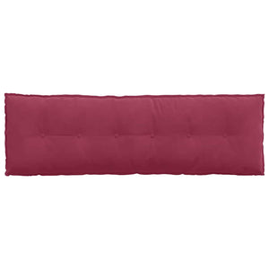 Μαξιλάρι Πλάτης Κόκκινο 160 x 50 cm Υφασμάτινο Κορντουρά