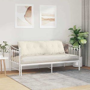 Μαξιλάρι Πλάτης Κρεμ 160 x 50 cm Υφασμάτινο Κορντουρά