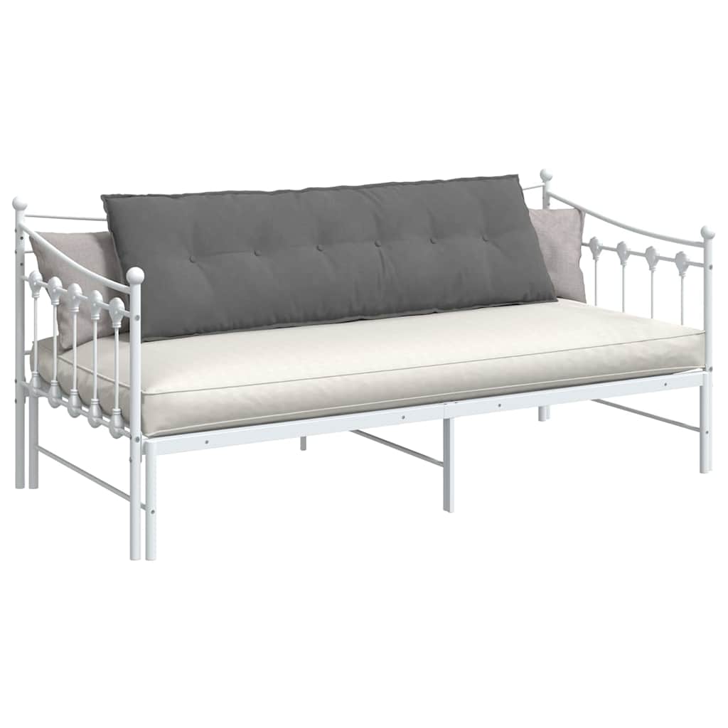 Μαξιλάρι Πλάτης Σκούρο Γκρι 160 x 50 cm Ύφασμα Μικροΐνας