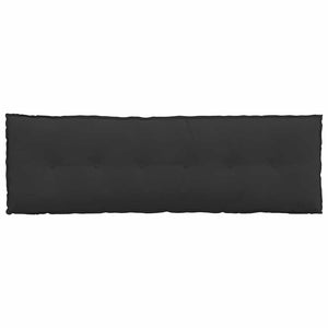 Μαξιλάρι Πλάτης Μαύρο 160 x 50 cm Ύφασμα Μικροΐνας