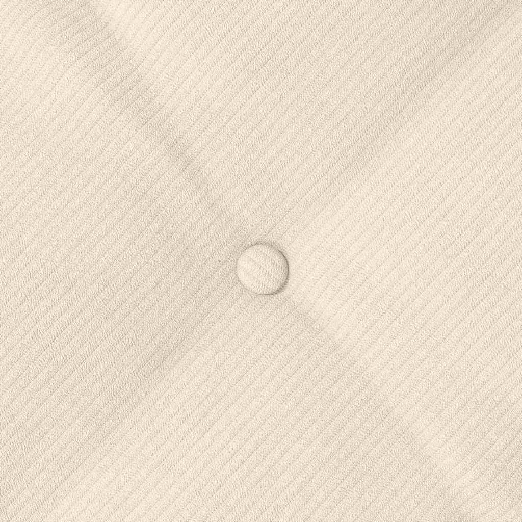 Μαξιλάρι Πλάτης Κρεμ 160 x 50 cm Υφασμάτινο Κορντουρά