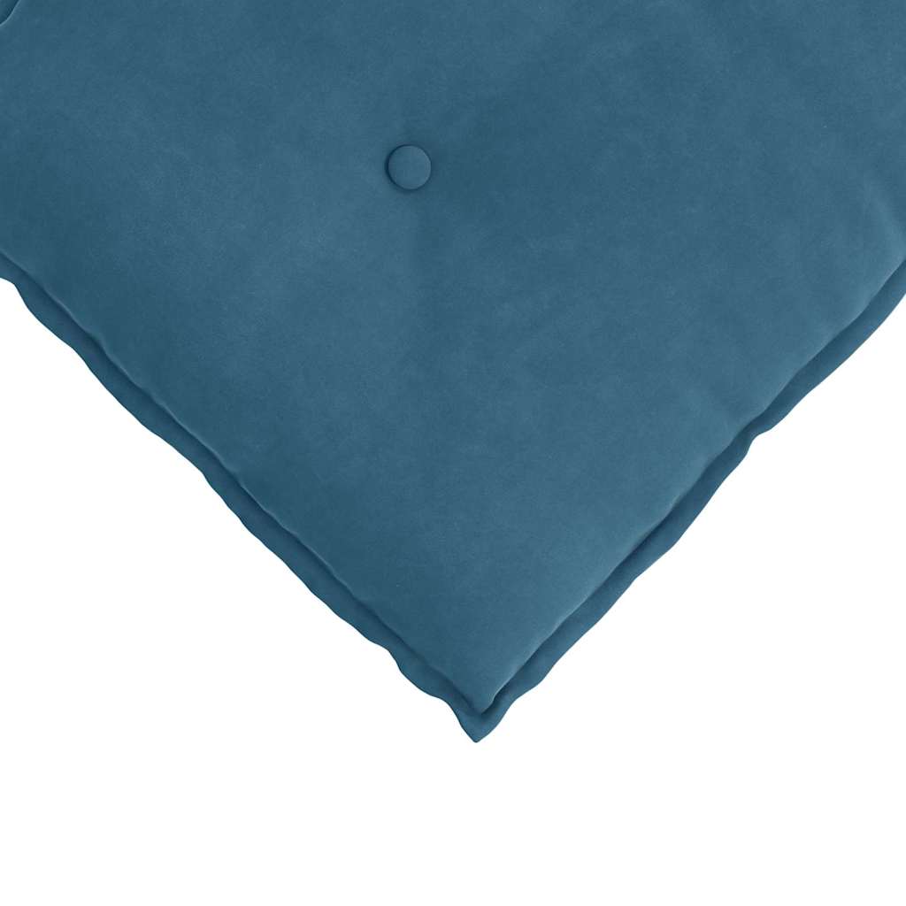 Μαξιλάρι Πλάτης Μπλε 180 x 50 εκ. Υφασμάτινο Κορντουρά