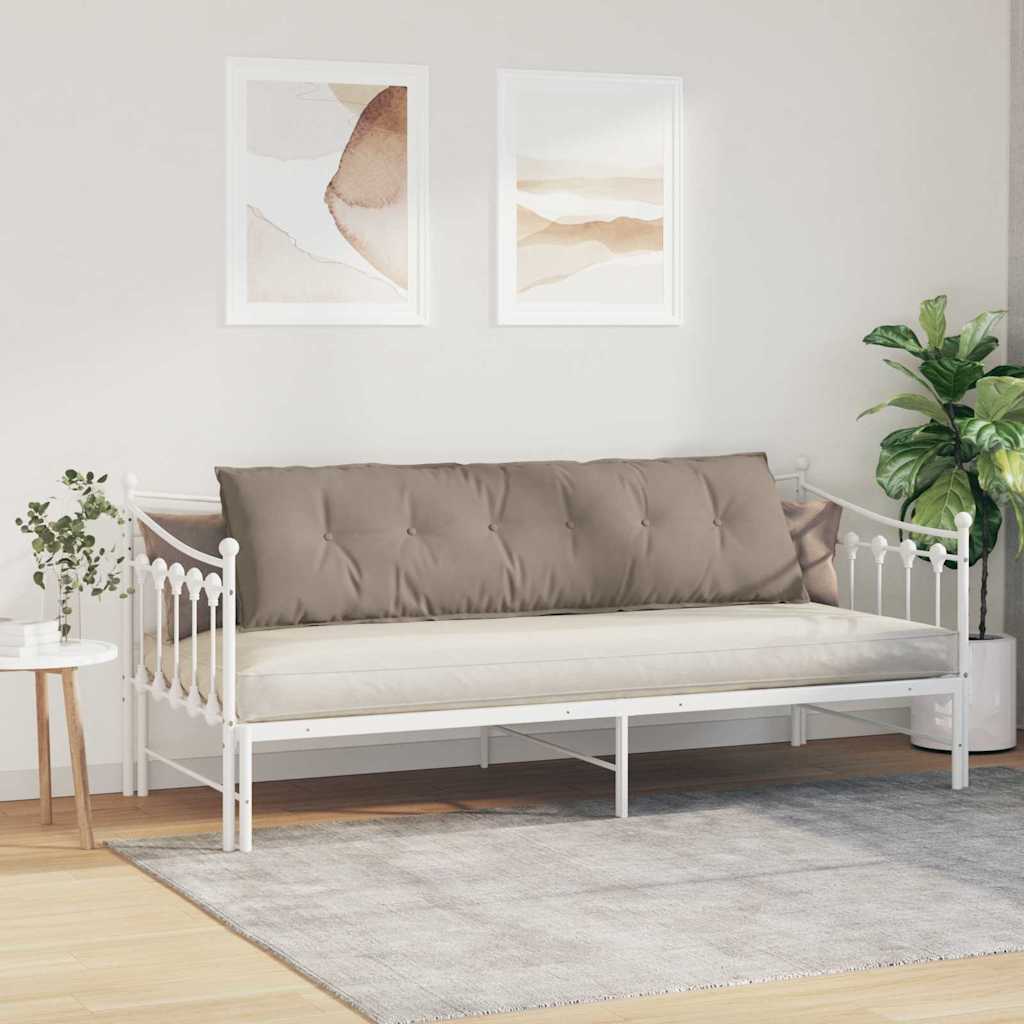 Μαξιλάρι Πλάτης Taupe 180 x 50 εκ. Ύφασμα Μικροΐνας