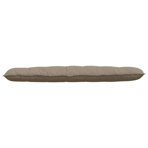 Μαξιλάρι Πλάτης Taupe 180 x 50 εκ. Ύφασμα Μικροΐνας