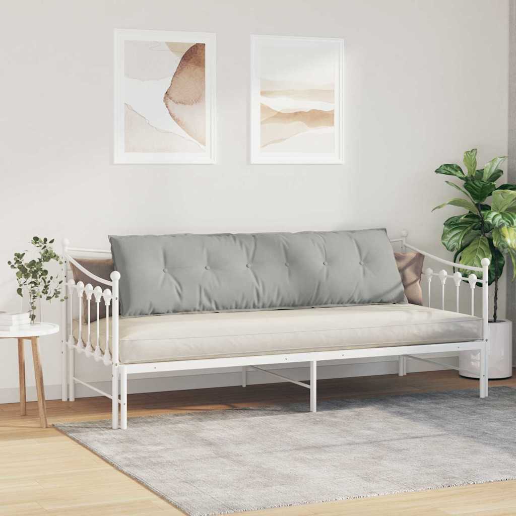 Μαξιλάρι Πλάτης Ανοιχτό γκρι 180 x 50 εκ. Ύφασμα Μικροΐνας