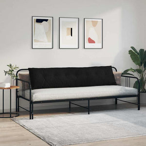 Μαξιλάρι Πλάτης Μαύρο 200 x 19 x 50 εκ ύφασμα - Pakobazaar