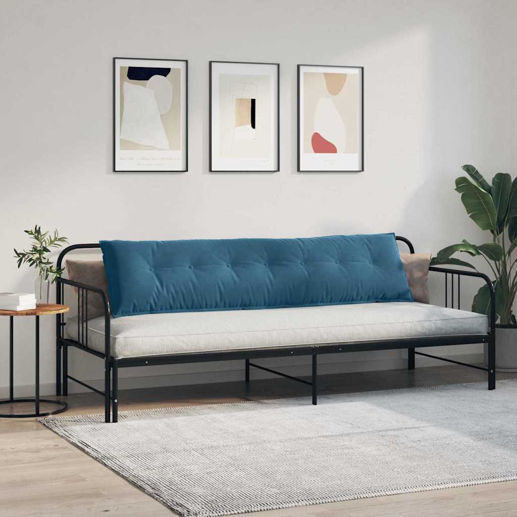 Μαξιλάρι Πλάτης Μπλε 200 x 50 εκ. Υφασμάτινο Κορντουρά