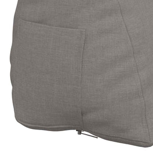 Μαξιλάρι Πλάτης Taupe 45 x 20 x 35 εκ. ύφασμα