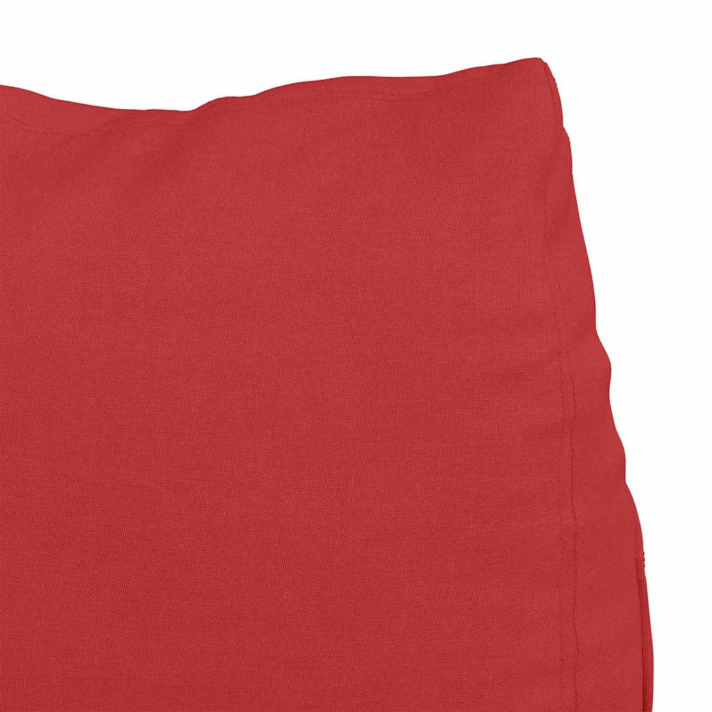 Μαξιλάρι Πλάτης Κόκκινο 45 x 20 x 35 εκ. ύφασμα