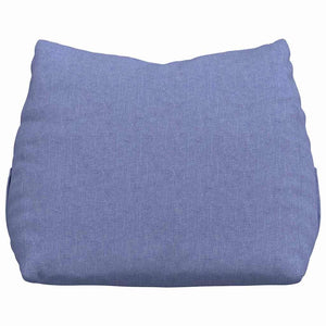 Μαξιλάρι Πλάτης Μπλε τζην 45 x 20 x 35 εκ. ύφασμα
