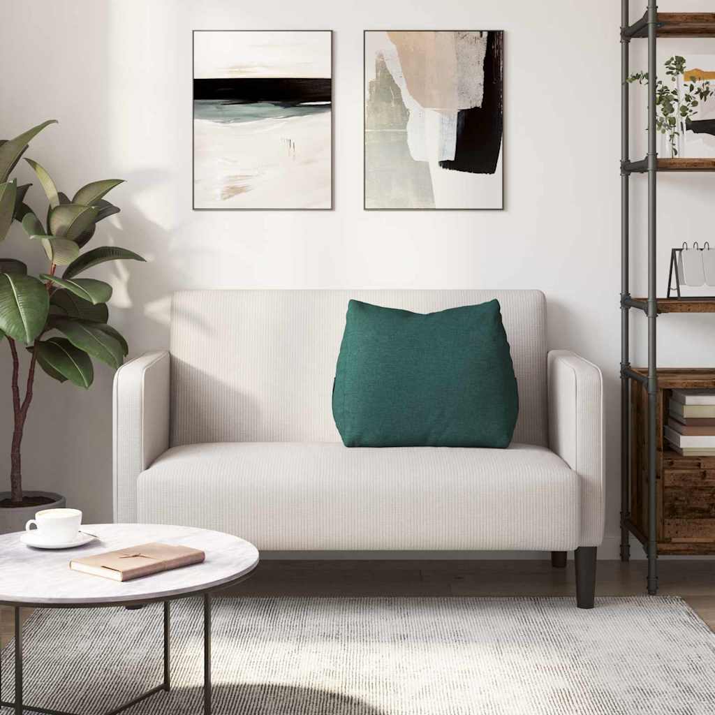 Μαξιλάρι Πλάτης Σκούρο Πράσινο 60 x 20 x 50 εκ. ύφασμα