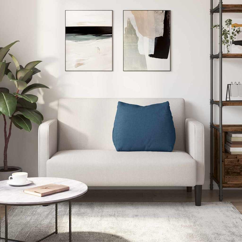 Μαξιλάρι Πλάτης Μπλε 60 x 20 x 50 εκ. ύφασμα - Pakobazaar