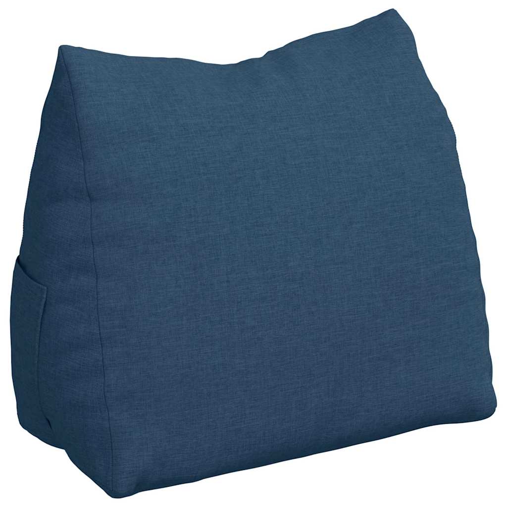 Μαξιλάρι Πλάτης Μπλε 60 x 20 x 50 εκ. ύφασμα - Pakobazaar