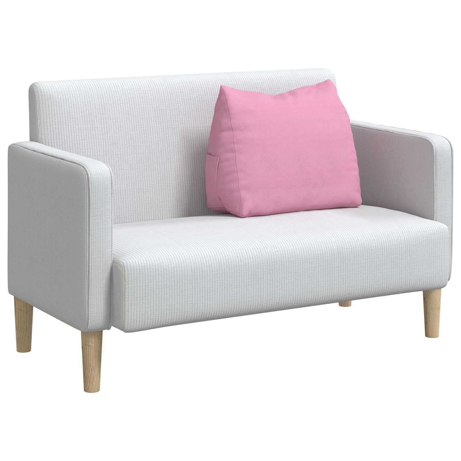 Μαξιλάρι Πλάτης Ροζ 60 x 20 x 50 εκ. ύφασμα - Pakobazaar