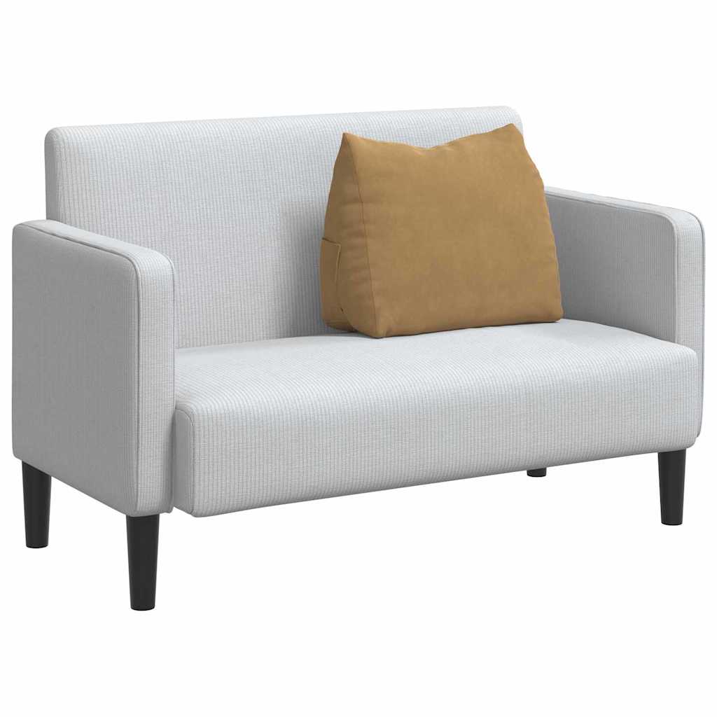 Μαξιλάρι Πλάτης Καφέ 60 x 20 x 50 εκ. Υφασμάτινο Κορντουρά