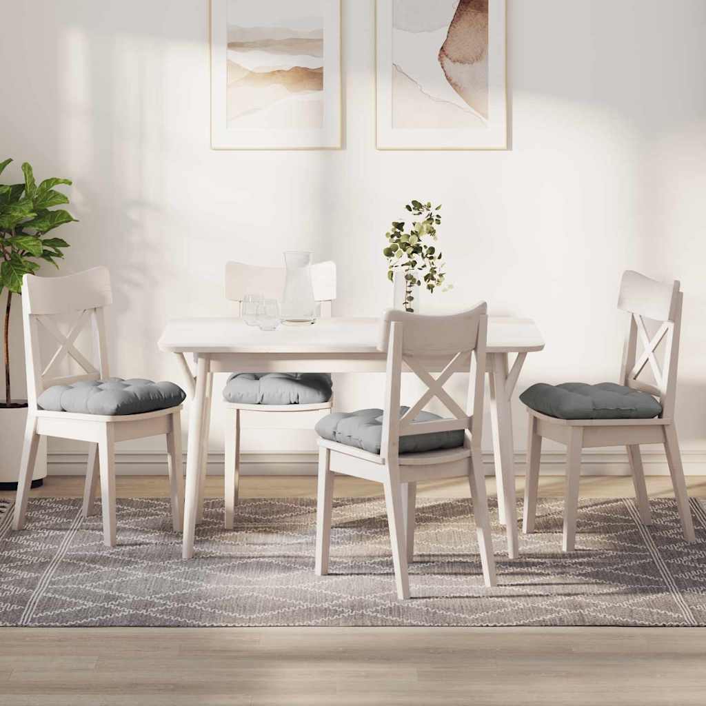 Μαξιλάρια καθισμάτων 4 pcs Σκίουρος Γκρί 40 x 40 x 12 εκ.