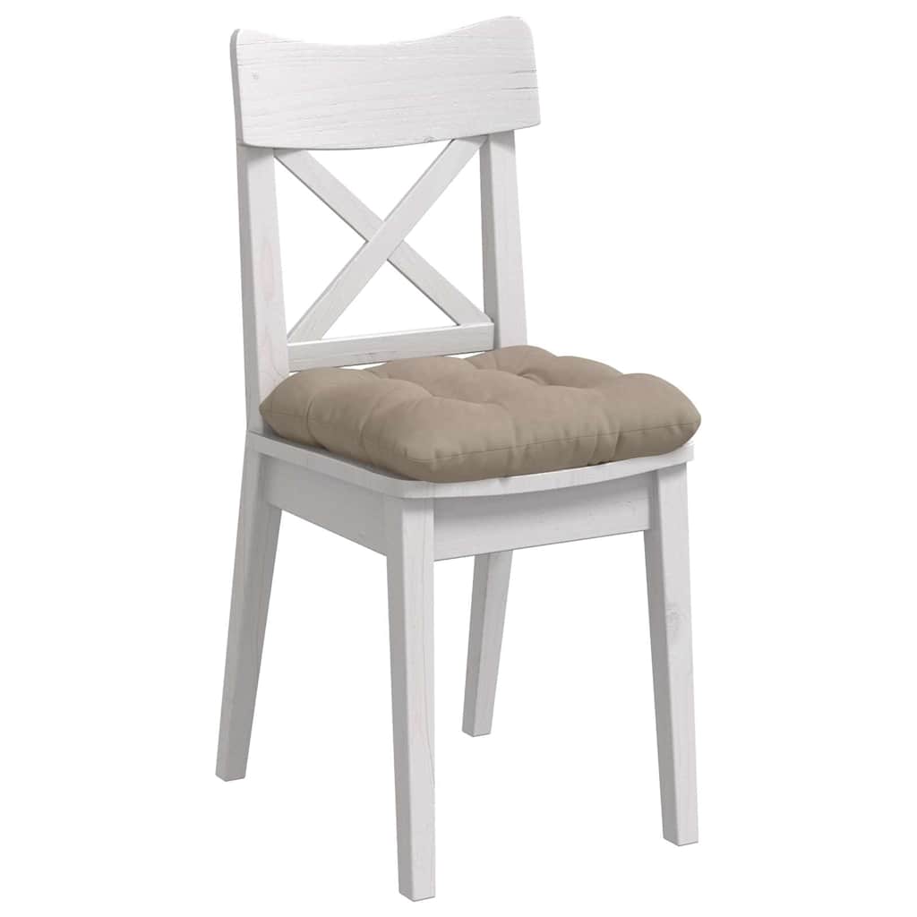 Μαξιλάρια καθισμάτων 4 pcs Taupe 40 x 40 cm Ύφασμα Μικροΐνας
