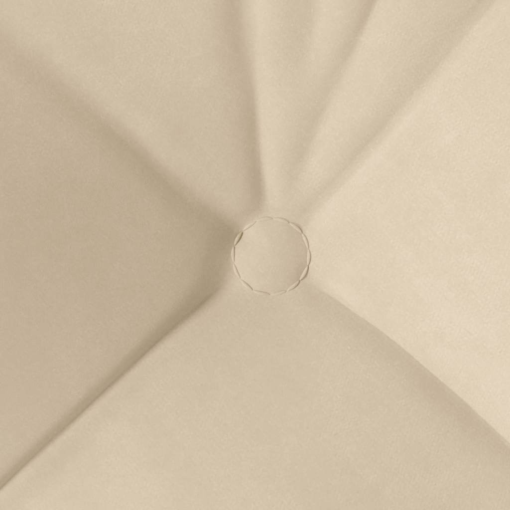 Μαξιλάρια καθισμάτων 4 pcs Κρεμ 40 x 40 cm Ύφασμα Μικροΐνας
