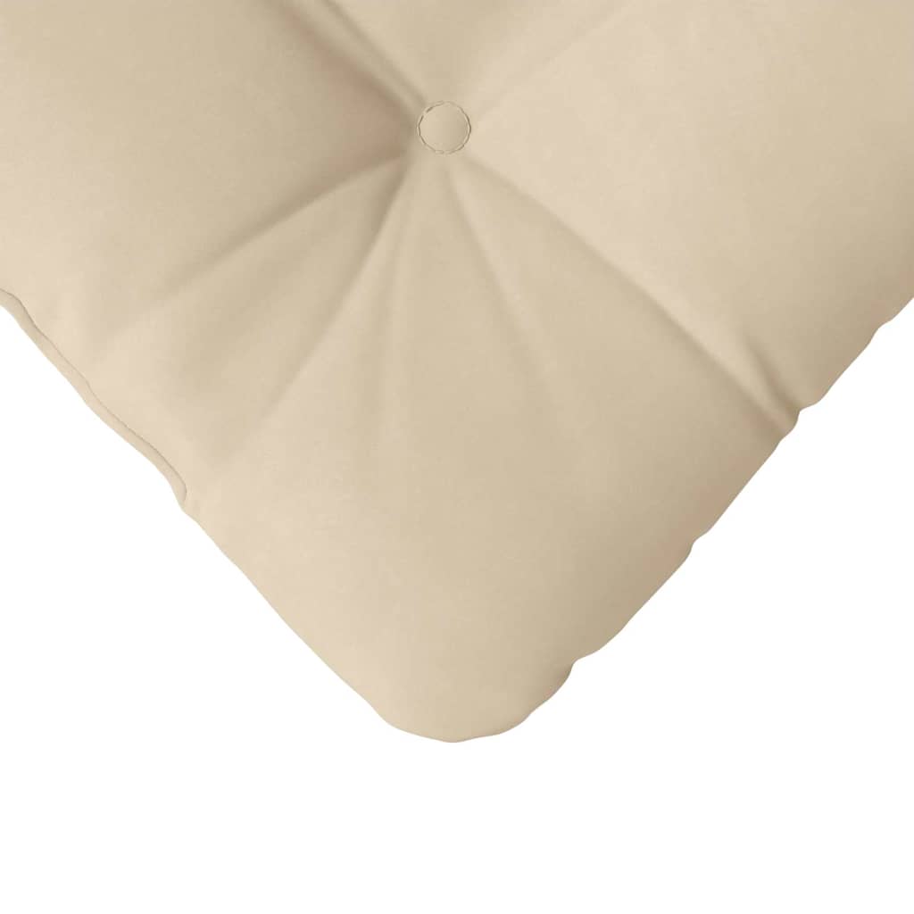 Μαξιλάρια καθισμάτων 4 pcs Κρεμ 40 x 40 cm Ύφασμα Μικροΐνας