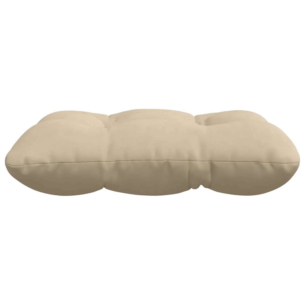 Μαξιλάρια καθισμάτων 4 pcs Κρεμ 40 x 40 cm Ύφασμα Μικροΐνας