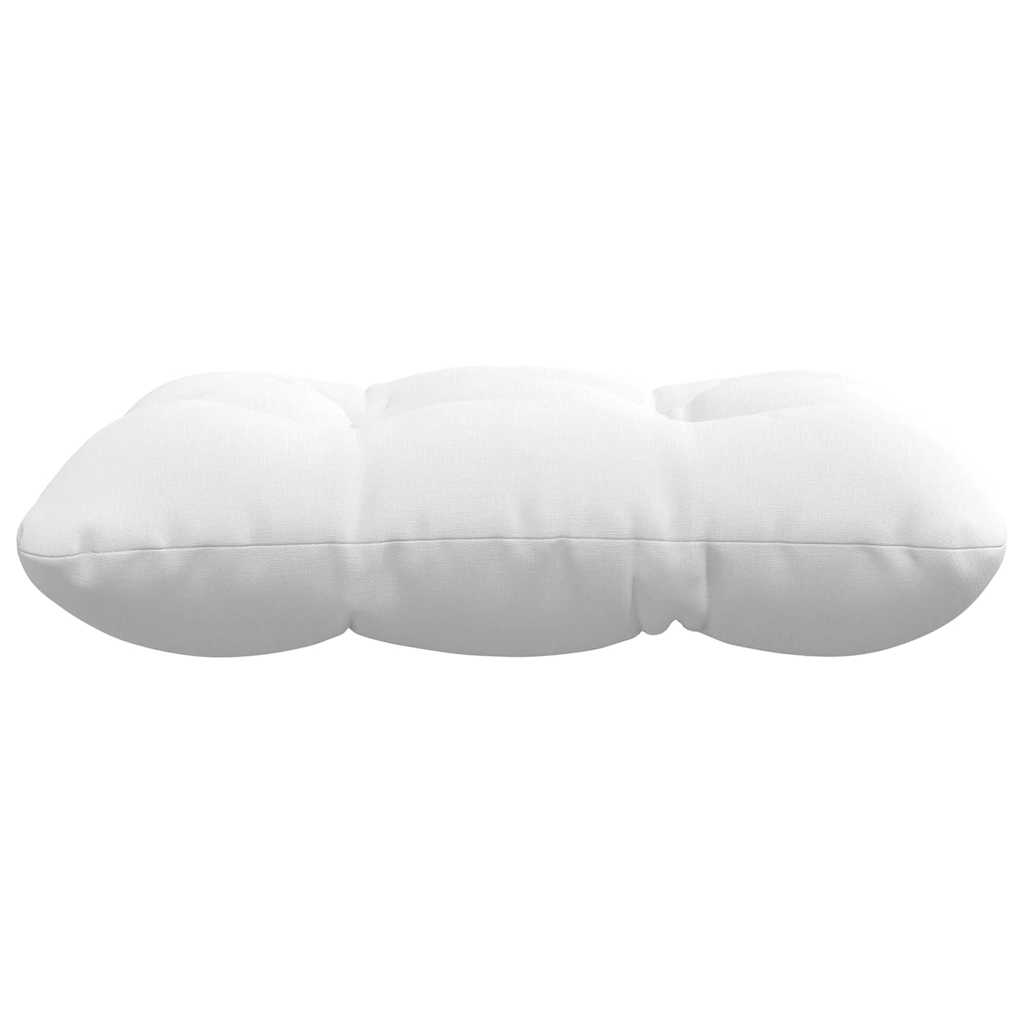 Μαξιλάρια καθισμάτων 4 pcs Λευκό 45 x 45 x 12 εκ. ύφασμα