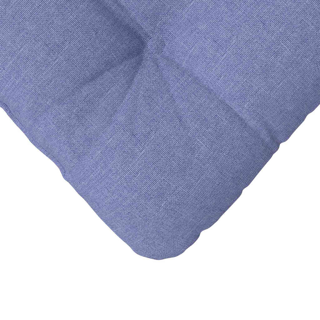 Μαξιλάρια καθισμάτων 4 pcs Μπλε τζην 45 x 45 x 12 εκ. ύφασμα