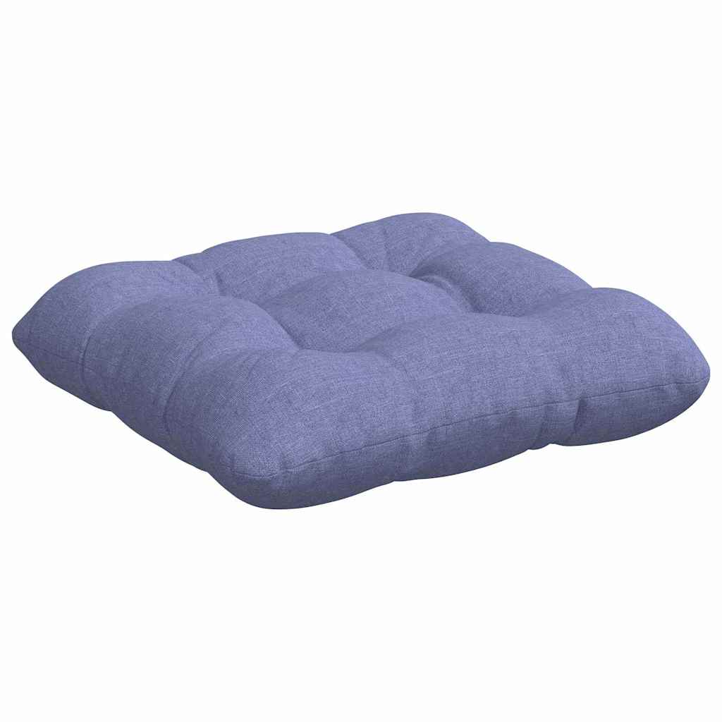 Μαξιλάρια καθισμάτων 4 pcs Μπλε τζην 45 x 45 x 12 εκ. ύφασμα