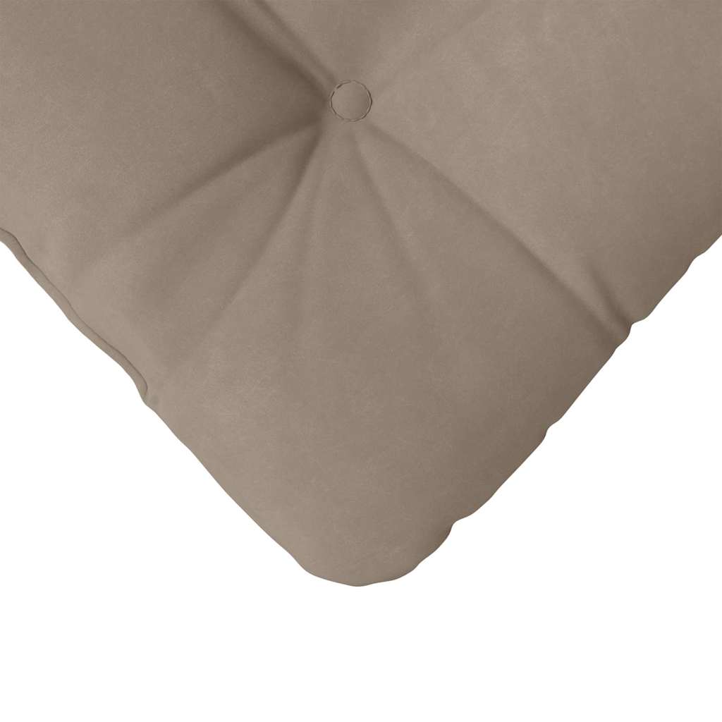 Μαξιλάρια καθισμάτων 4 pcs Taupe 45 x 45 cm Ύφασμα Μικροΐνας