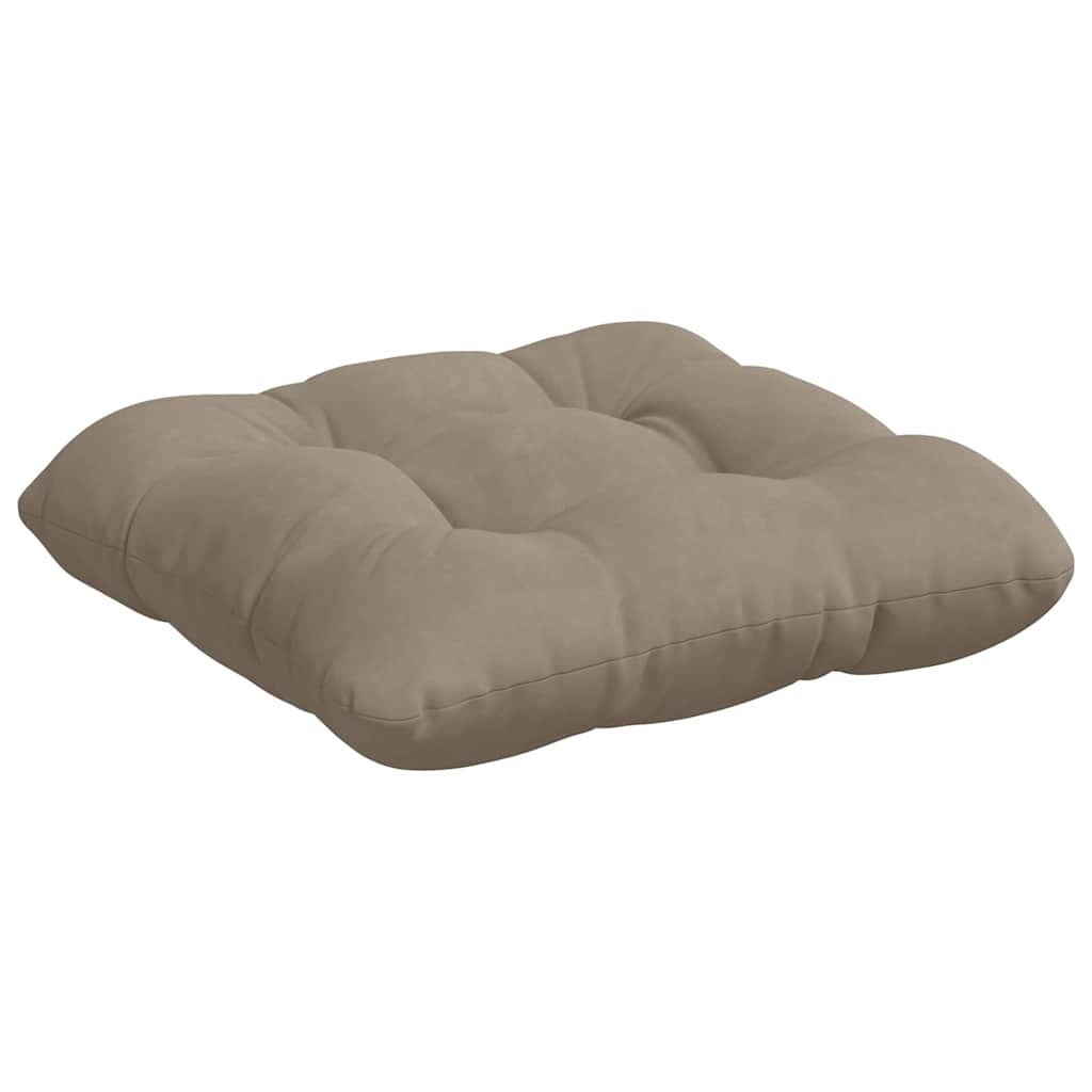 Μαξιλάρια καθισμάτων 4 pcs Taupe 45 x 45 cm Ύφασμα Μικροΐνας