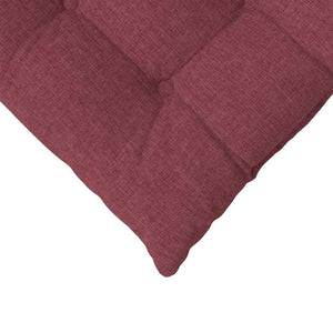 Μαξιλάρια καθισμάτων 4 pcs Κόκκινο 40 x 40 x 6 cm ύφασμα - Pakobazaar