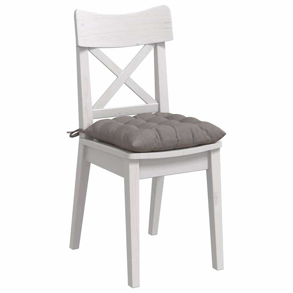 Μαξιλάρια καθισμάτων 4 pcs Taupe 40 x 40 x 6 cm ύφασμα - Pakobazaar