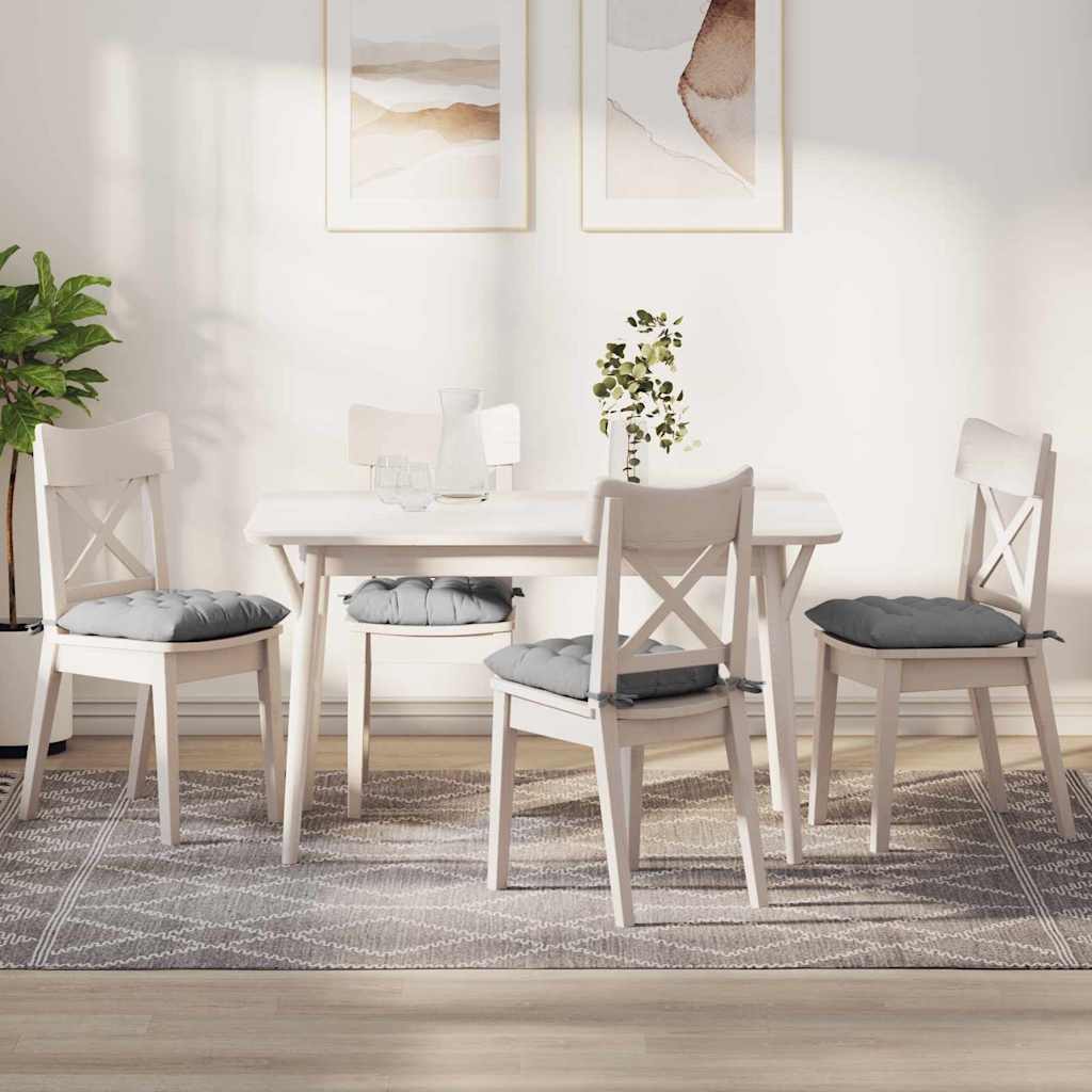 Μαξιλάρια καθισμάτων 4 pcs Σκίουρος Γκρί 40 x 40 x 6 cm ύφασμα - Pakobazaar