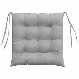 Μαξιλάρια καθισμάτων 4 pcs Σκίουρος Γκρί 40 x 40 x 6 cm ύφασμα - Pakobazaar