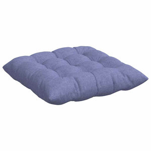 Μαξιλάρια καθισμάτων 4 pcs Μπλε τζην 40 x 40 x 6 cm ύφασμα - Pakobazaar