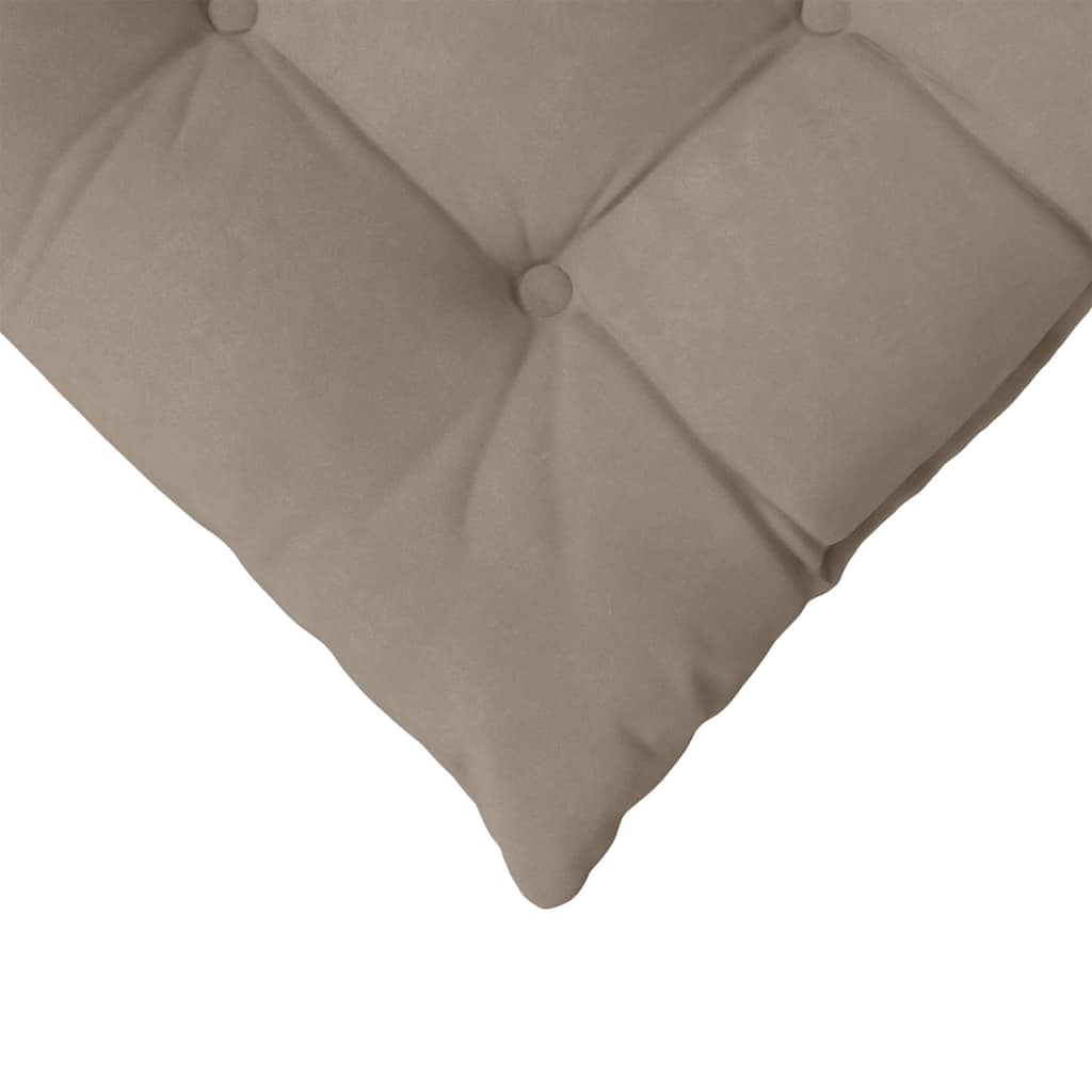 Μαξιλάρια καθισμάτων 4 pcs Taupe 40 x 40 x 6 cm Μικροΐνες