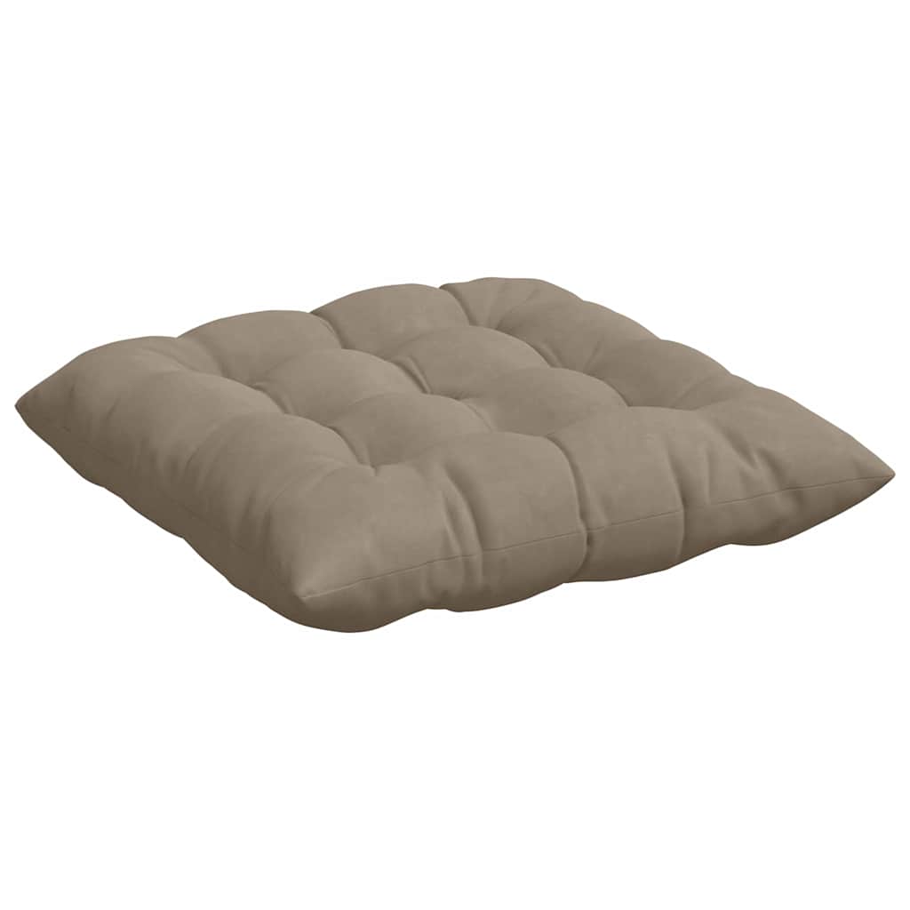 Μαξιλάρια καθισμάτων 4 pcs Taupe 40 x 40 x 6 cm Μικροΐνες