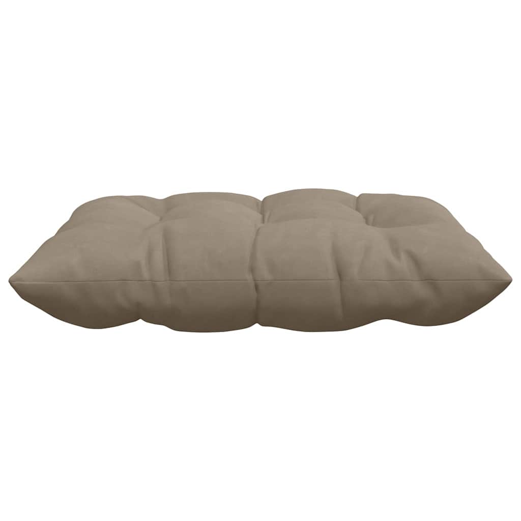 Μαξιλάρια καθισμάτων 4 pcs Taupe 40 x 40 x 6 cm Μικροΐνες
