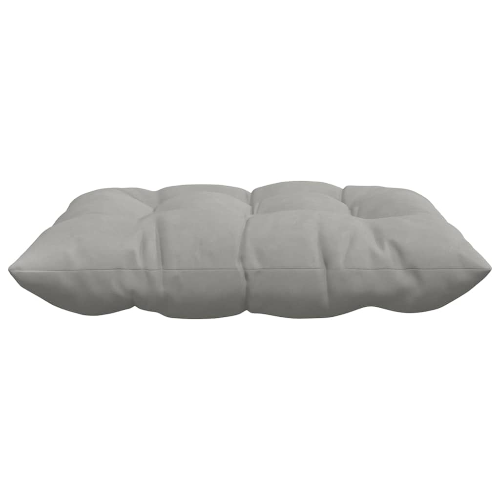 Μαξιλάρια καθισμάτων 4 pcs Ανοιχτό γκρι 40 x 40 x 6 cm