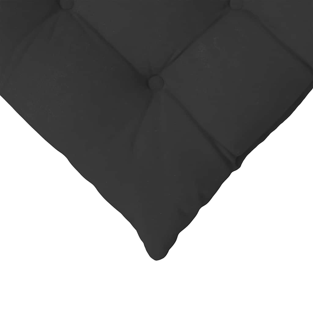 Μαξιλάρια καθισμάτων 4 pcs Μαύρο 40 x 40 x 6 cm Μικροΐνες