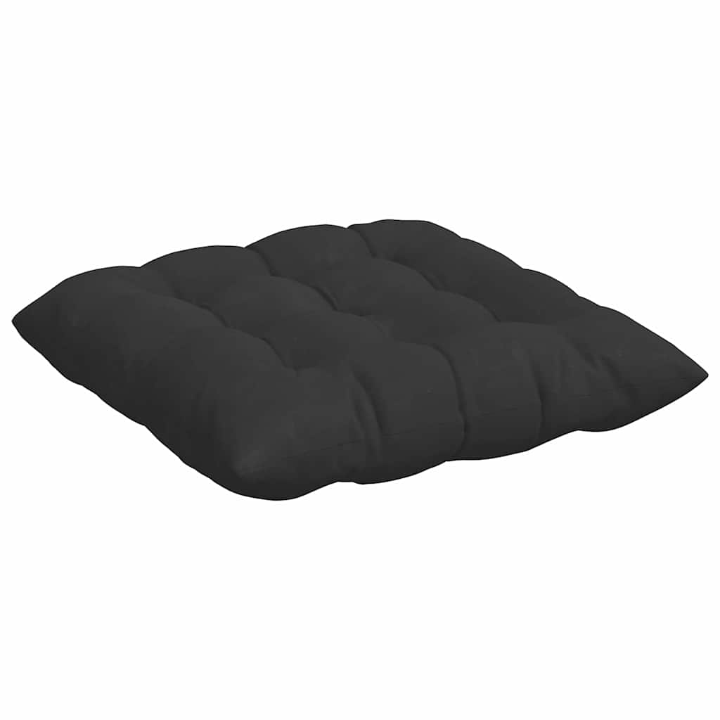 Μαξιλάρια καθισμάτων 4 pcs Μαύρο 40 x 40 x 6 cm Μικροΐνες