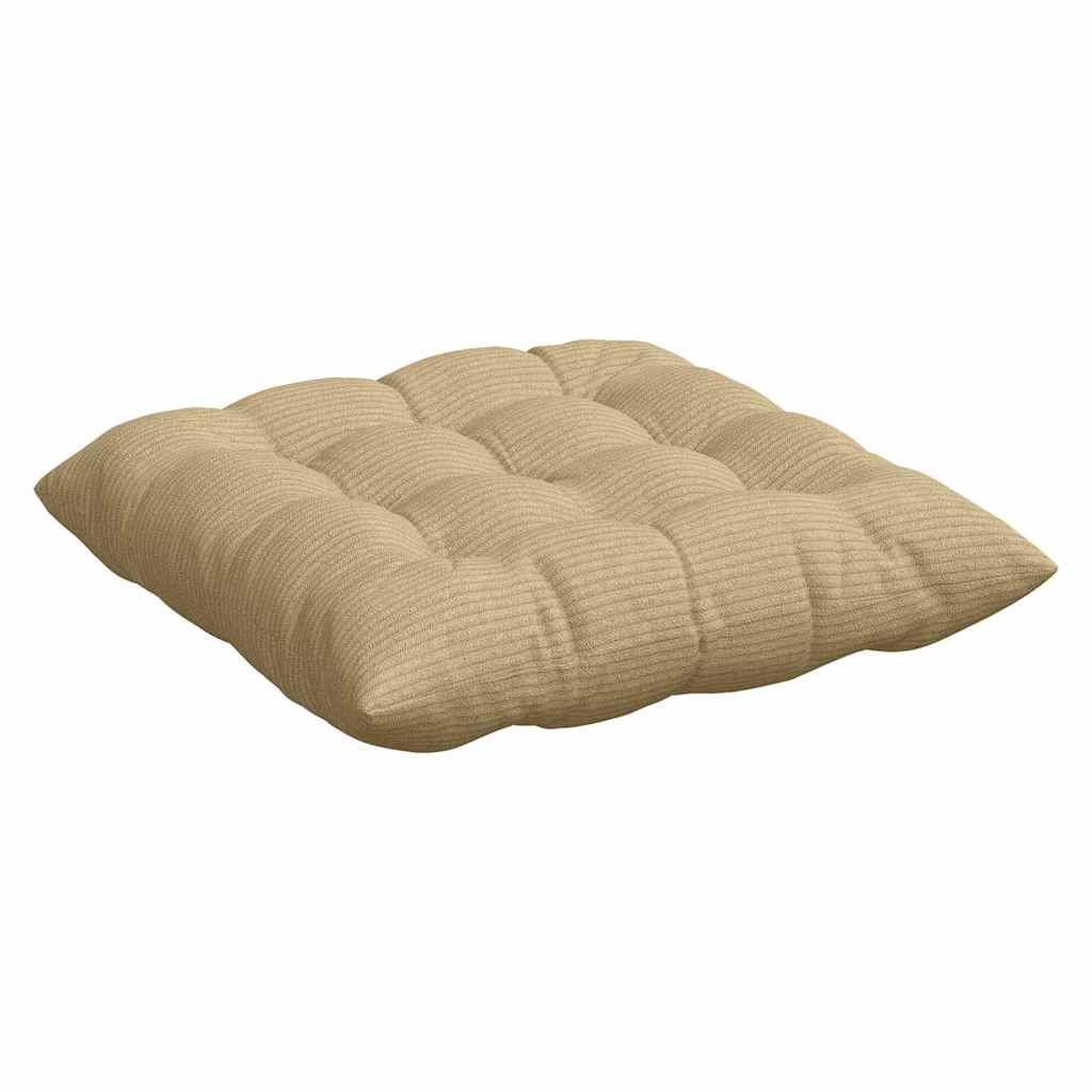 Μαξιλάρια καθισμάτων 4 pcs Γκρι Πράσινο 40 x 40 x 6 cm