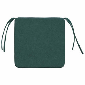 Μαξιλάρια καθισμάτων 4 pcs Σκούρο Πράσινο 40 x 40 x 3 cm ύφασμα - Pakobazaar