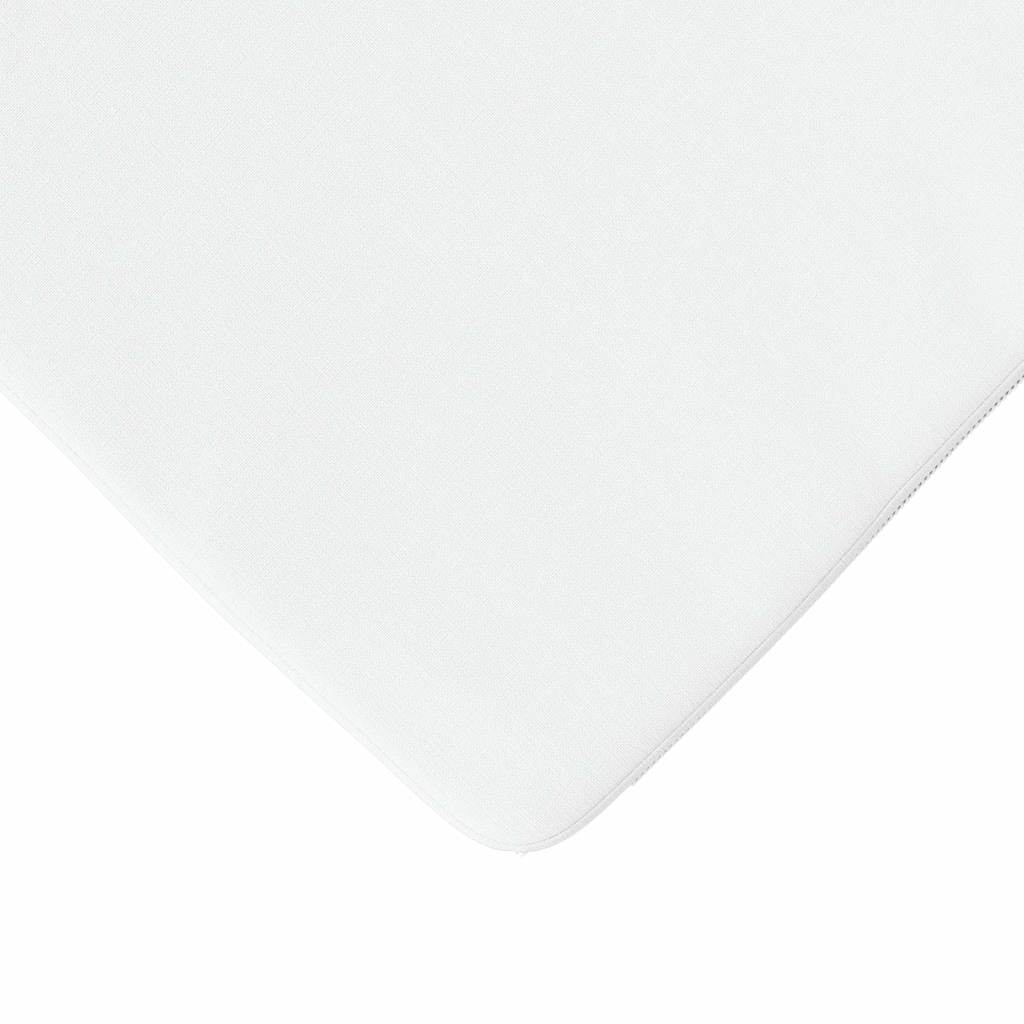 Μαξιλάρια καθισμάτων 4 pcs Λευκό 40 x 40 x 3 cm ύφασμα - Pakobazaar