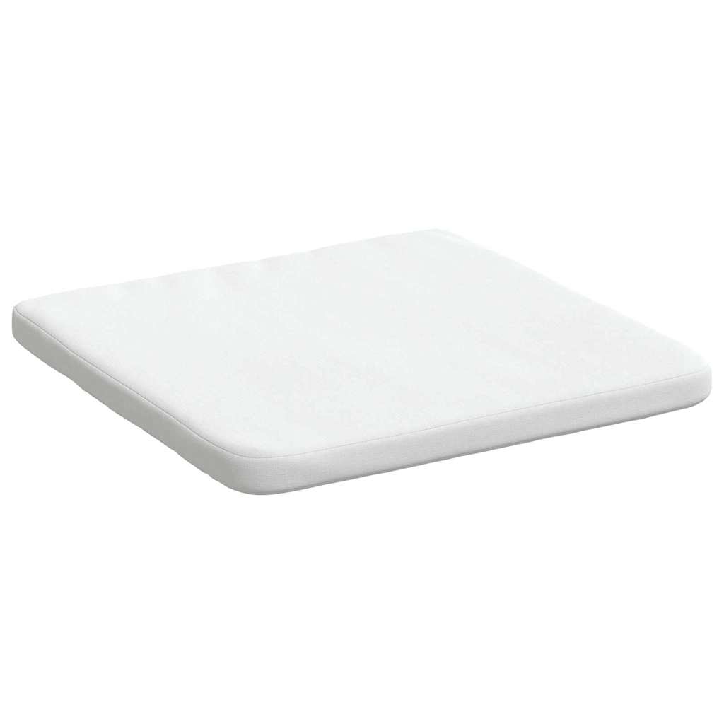 Μαξιλάρια καθισμάτων 4 pcs Λευκό 40 x 40 x 3 cm ύφασμα - Pakobazaar