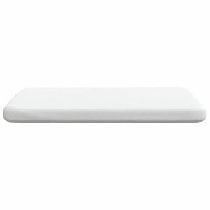 Μαξιλάρια καθισμάτων 4 pcs Λευκό 40 x 40 x 3 cm ύφασμα - Pakobazaar